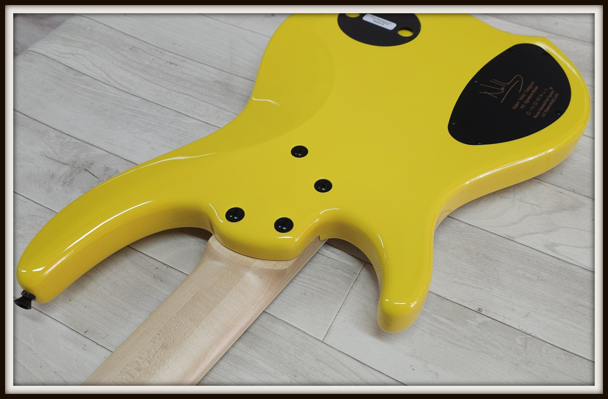 Dingwall NG3 5-String Nolly, Ferrari Yellow LTD, Limited Run
